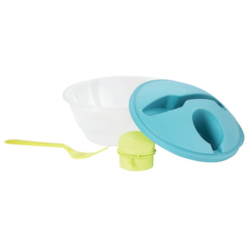 Set De 2 Envases Redondos Con Tapa y Cubiertos - Farmacias Arrocha