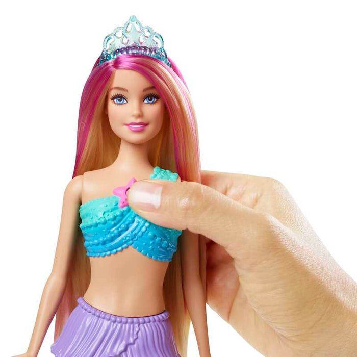 Barbie Fantasía Muñeca Sirena Luces Brillantes con Luces - Farmacias Arrocha