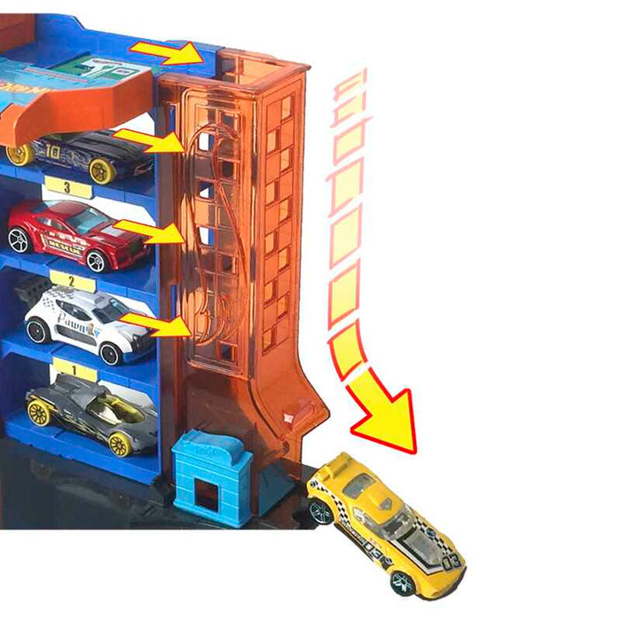 Hot Wheels City Pista De Juguete Garaje Con 1 Vehículo - Farmacias Arrocha