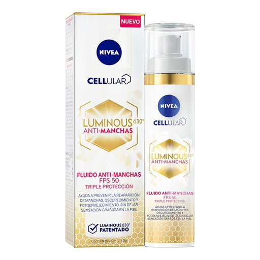 Nivea Cellular Luminous Fluido Antispot Cream 40ML - Farmacias Arrocha