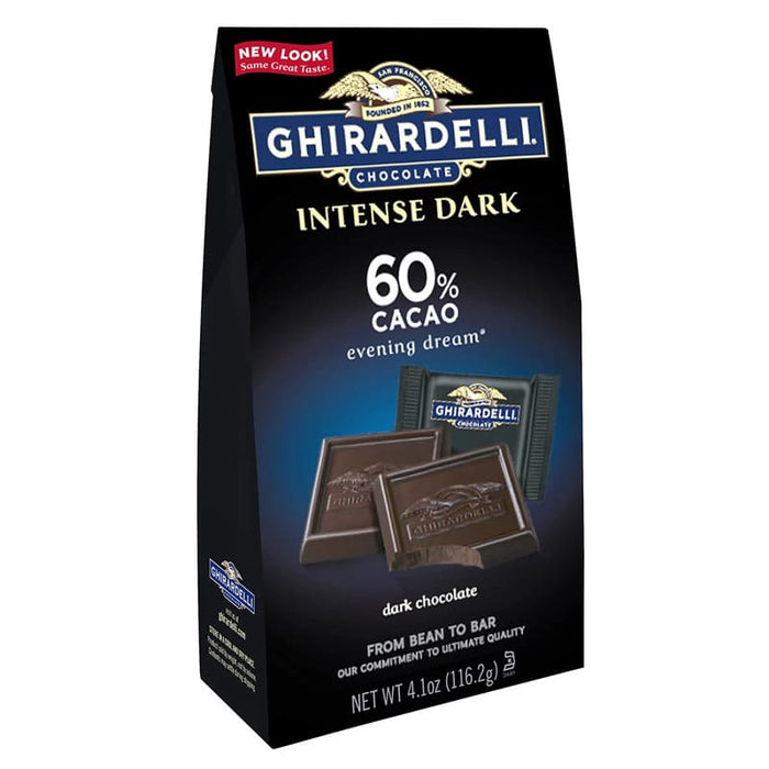 Ghiraldelli 60% Cacao Intense Dark Bag 4.1 Oz. - Farmacias Arrocha