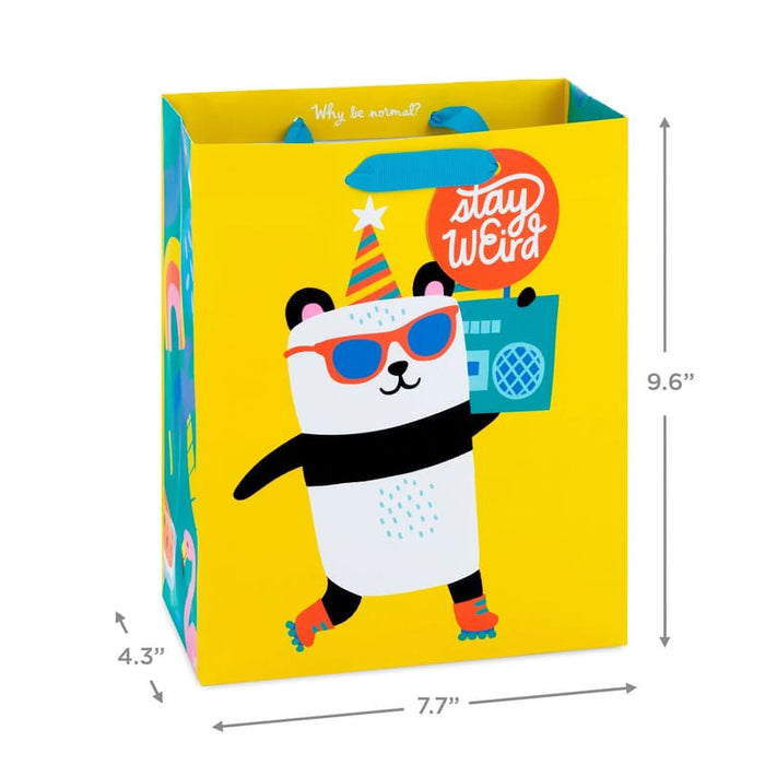 Hallmark Bolsa De Regalo Stay Weird Panda 9,6" - Farmacias Arrocha