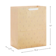 Hallmark Bolsa De Regalo Geométrico Dorado 13" - Farmacias Arrocha