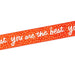 Hallmark Cinta De Grosgrain Naranja You Are The Best 1" - Farmacias Arrocha