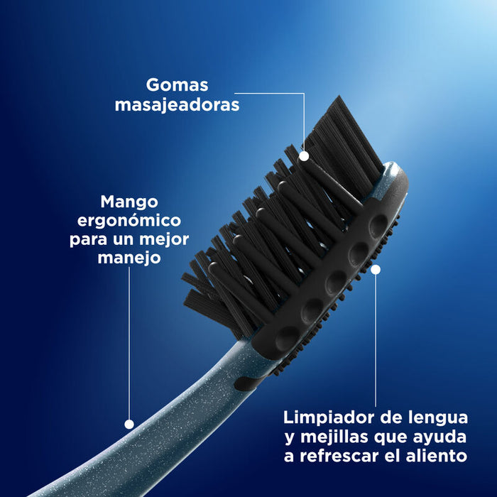 Cepillos de dientes Oral-B Advanced 7 Beneficios con Carbón 2 Unidades