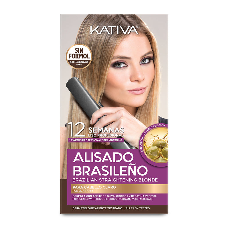 Kativa Kit Alisado Brasileño Blonde Farmacias Arrocha
