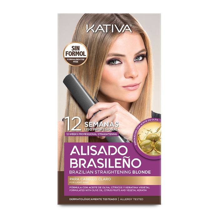 Kativa Kit Alisado Brasileño Blonde - Farmacias Arrocha