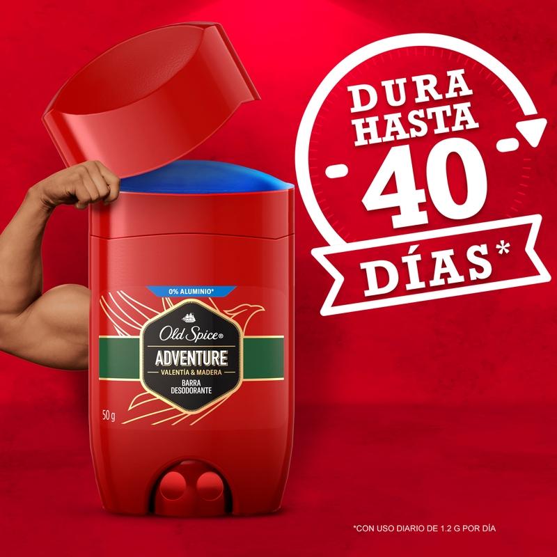 Barra Desodorante Old Spice Adventure 50 g - Farmacias Arrocha