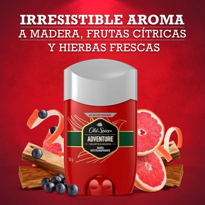 Barra Antitranspirante Old Spice Adventure 50 g