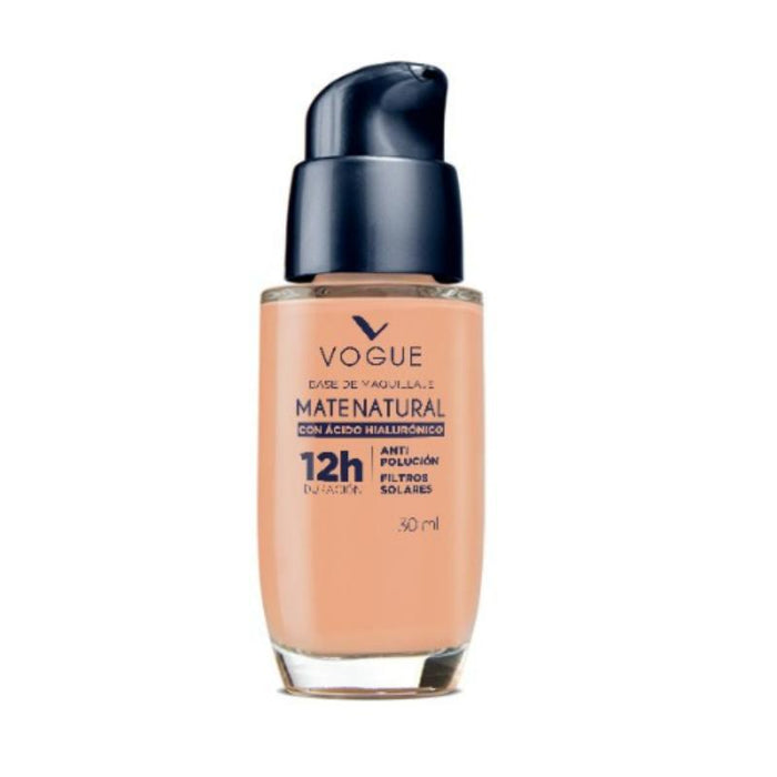 Vogue Base Mate Natural Acido Hialuronico Valvula 30 Ml