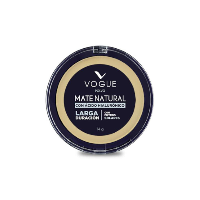 Vogue Polvo Compacto Mate Natural Con ácido Hialurónico - Farmacias Arrocha