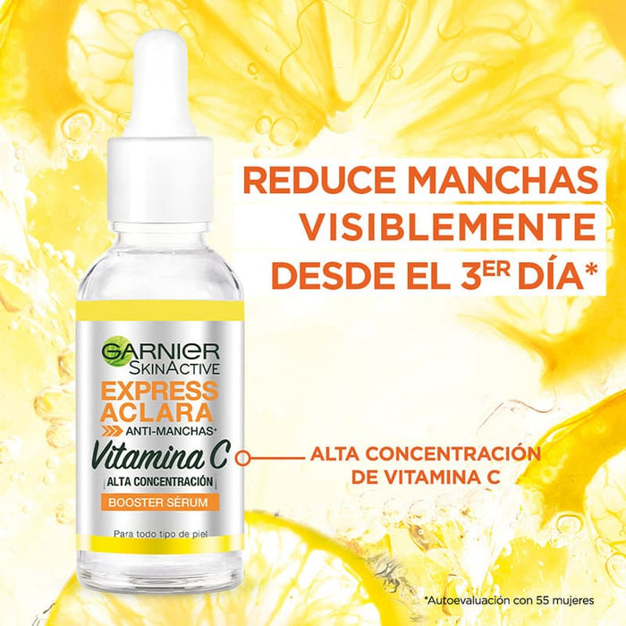 Serum Antimanchas Garnier Express Aclara Vitamina C 30 Ml - Farmacias Arrocha