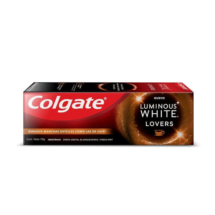 Pasta Dental Colgate Luminous White Coffee Lovers 50 ml - Farmacias Arrocha