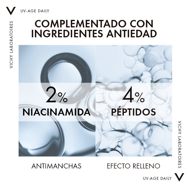 Vichy Capital Soleil Uv Age Protector Solar Anti Edad  Con Color Spf50+ 40Ml - Farmacias Arrocha