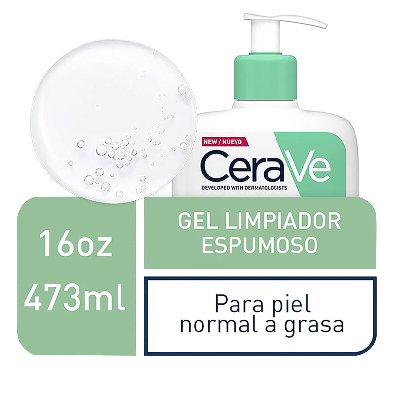 Cerave Limpiador Hidratante Espumoso  Para Pieles Sensibles 473Ml - Farmacias Arrocha