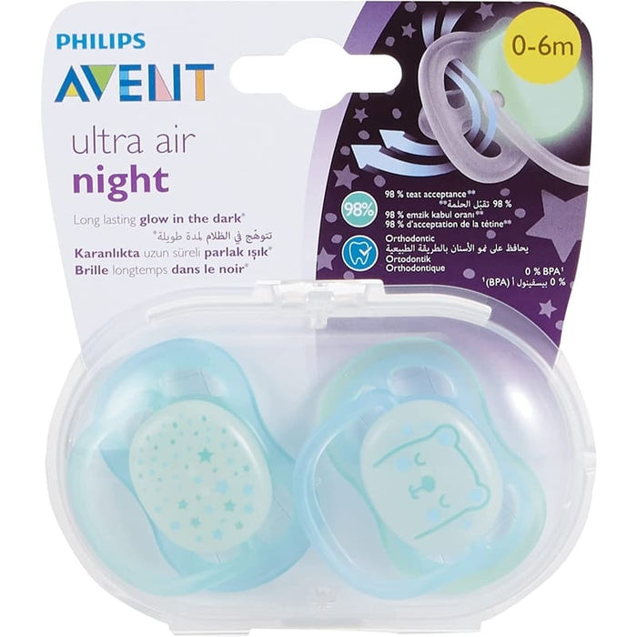 Avent Chupete Nocturno Ultra Air Niño 0-6M - Farmacias Arrocha