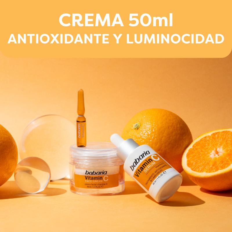 Babaria Crema Vitamina C Luminosidad 50ml - Farmacias Arrocha