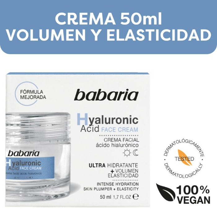 Babaria Crema Ácido Hialurónico Hidratante 50ml