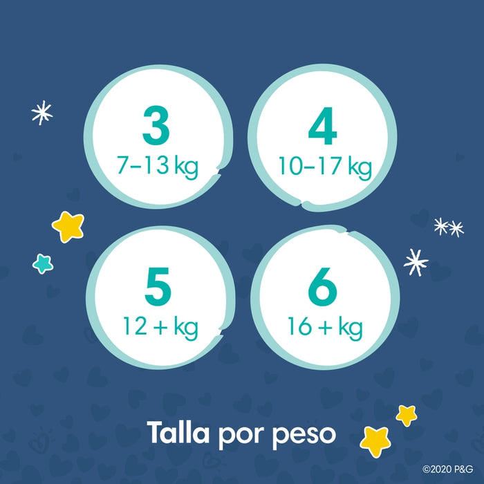 Pañales Pampers Swaddlers Overnight Talla 3, 66 unidades