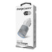 Chargeworx Adaptador Para Auto Doble Entrada USB A Blanco 2.4 AMP - Farmacias Arrocha