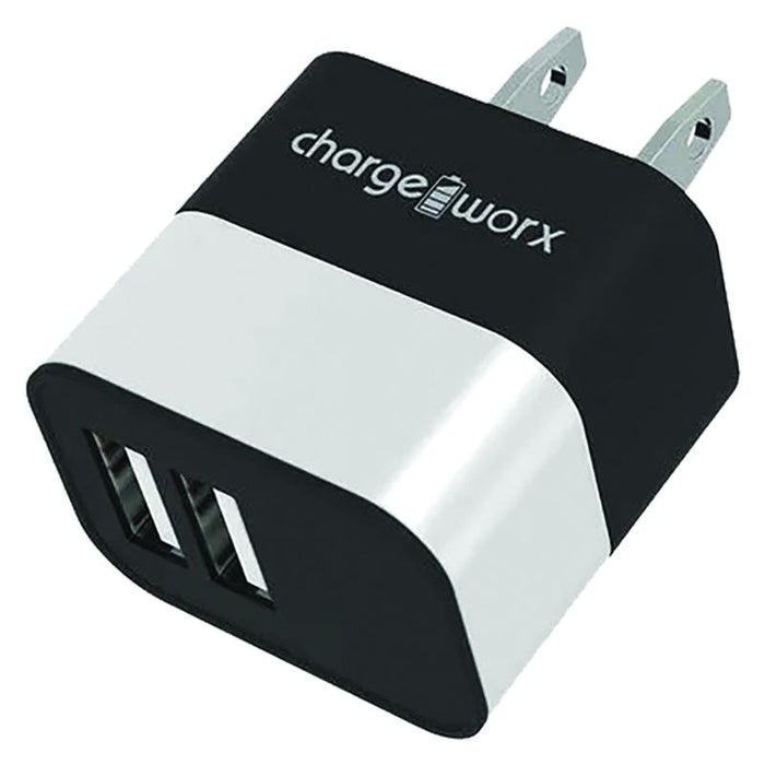 Chargeworx Cargador De Pared Con Doble Puerto USB 2.4A