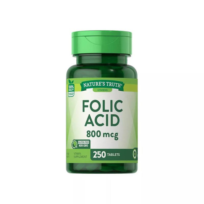 Nature'S Truth Folic Acid 800 Mcg 250 Tab