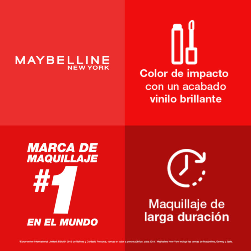 Labial Líquido Maybelline Ny Vinyl Ink - Farmacias Arrocha