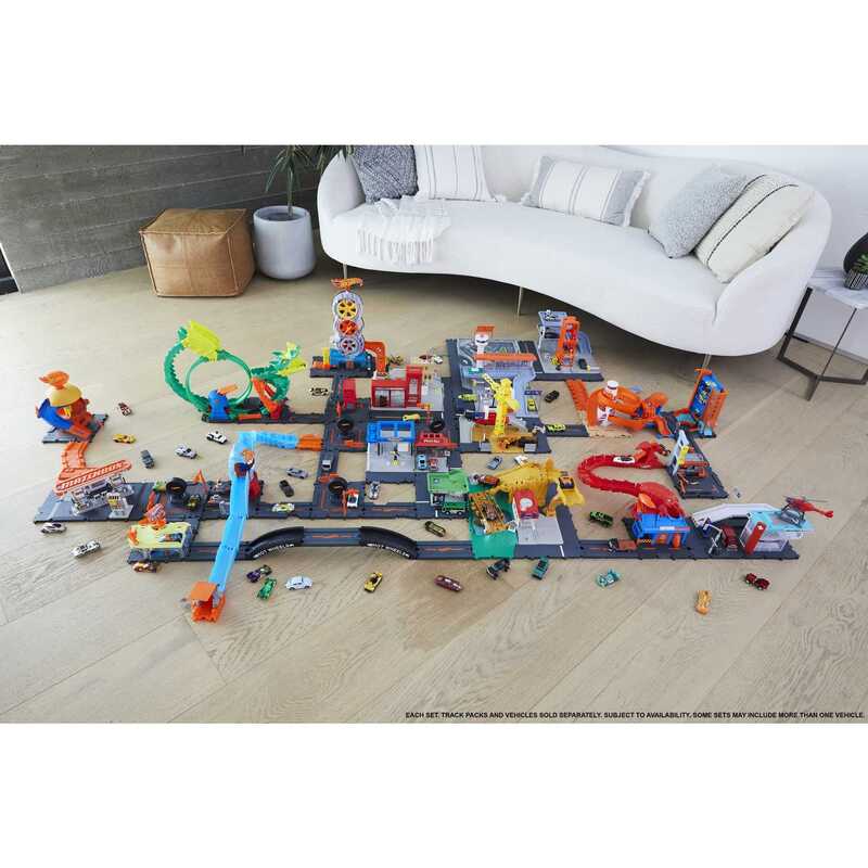 Hot Wheels City Pista De Juguete Taller De Reparaciones - Farmacias Arrocha
