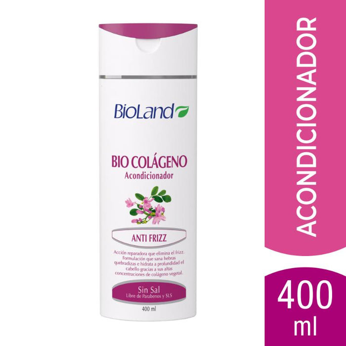 Bioland Acondicionador Antifrizz BioColágeno 440Ml