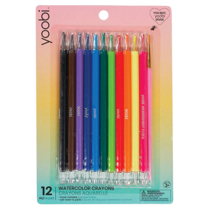 Yoobi Set De 12 Crayones De Agua - Farmacias Arrocha