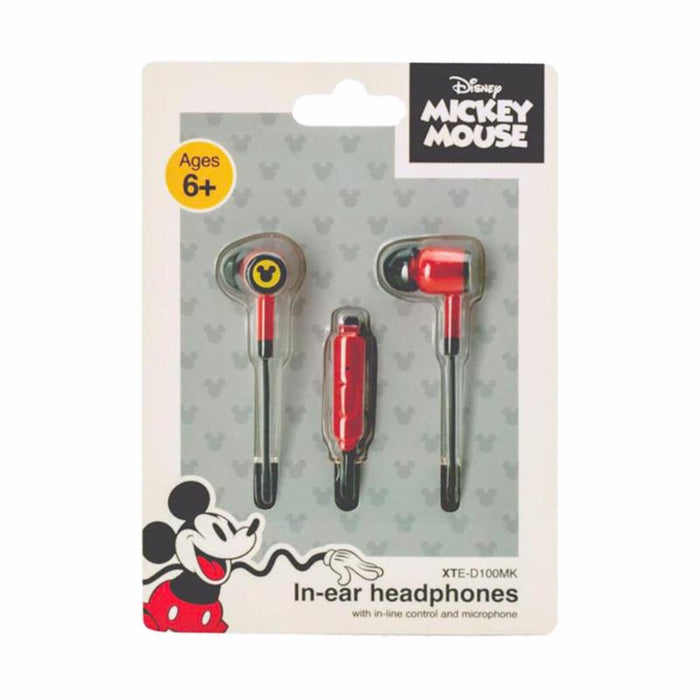 Audífonos in ear con micrófono - Mickey Mouse de Disney