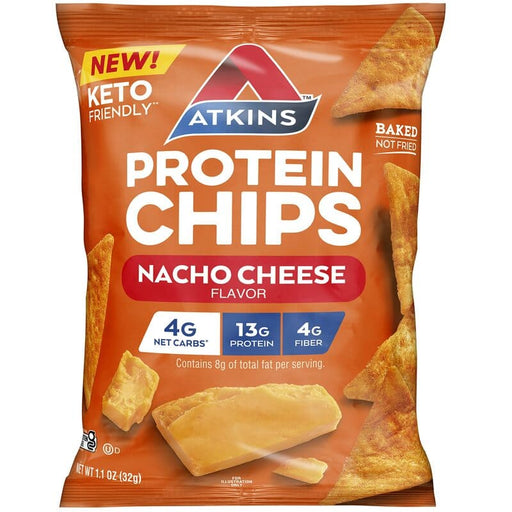 Atkins Protein Chips Nacho Chesse Flavor 32g - Farmacias Arrocha