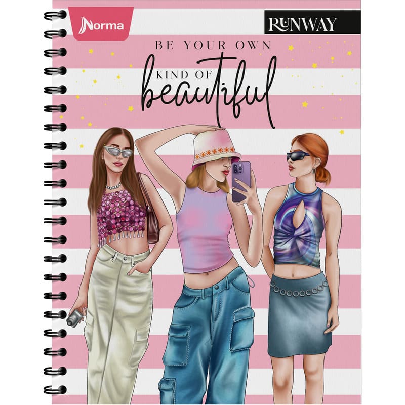 Norma Libreta Doble Espiral Grande RunAway 5 Materials - Farmacias Arrocha