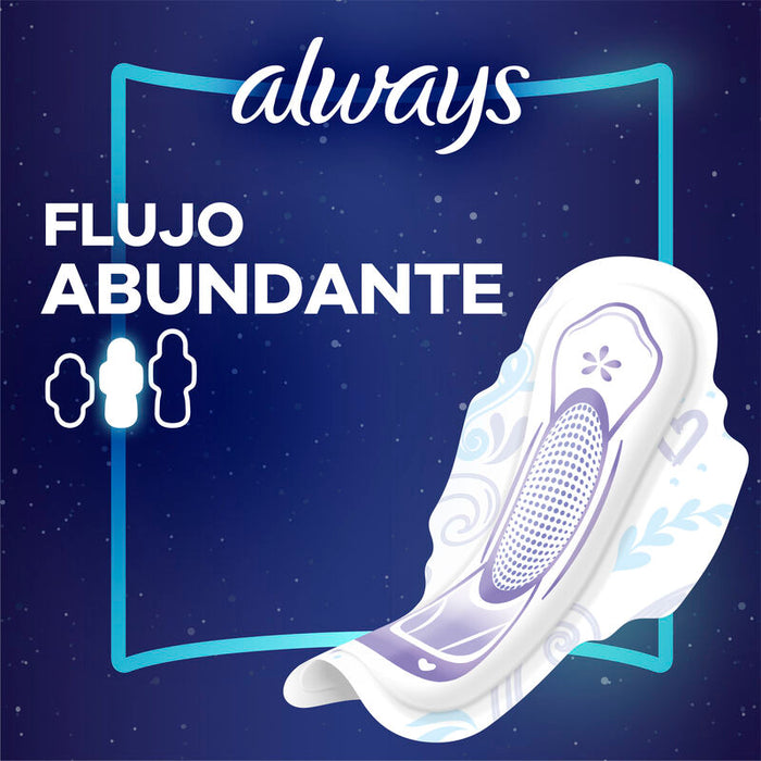 Toallas Femeninas, Always Ultrafina Nocturna Suave 16 Unidades