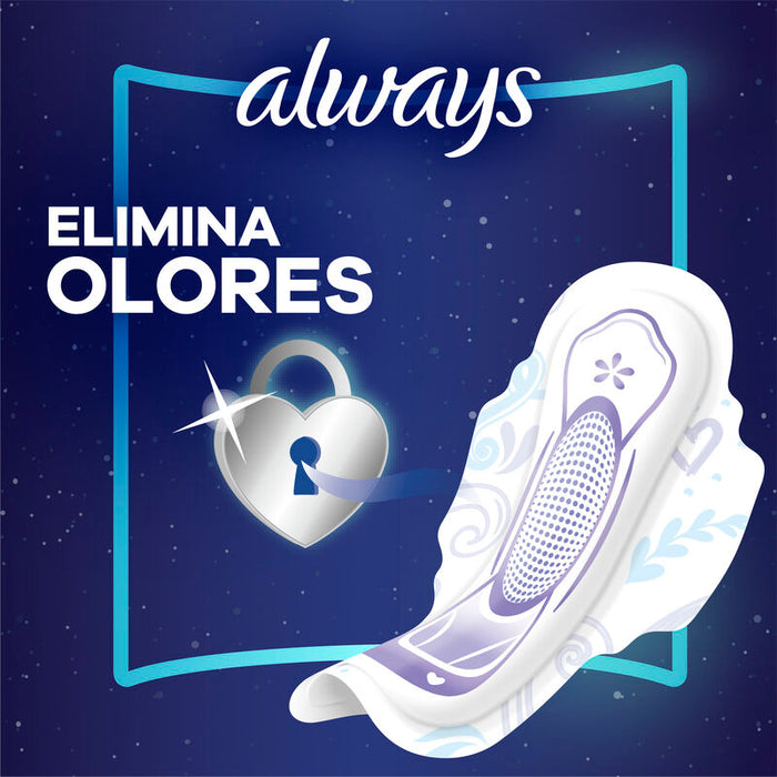 Toallas Femeninas, Always Ultrafina Nocturna Suave 16 Unidades