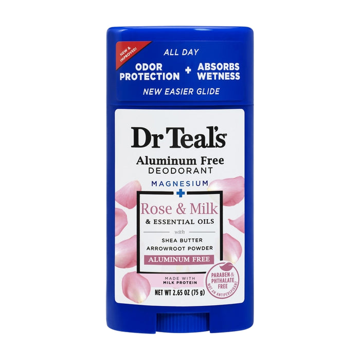 Dr Teals Desodorante De Rosas Libre De Aluminio 6.5Oz - Farmacias Arrocha