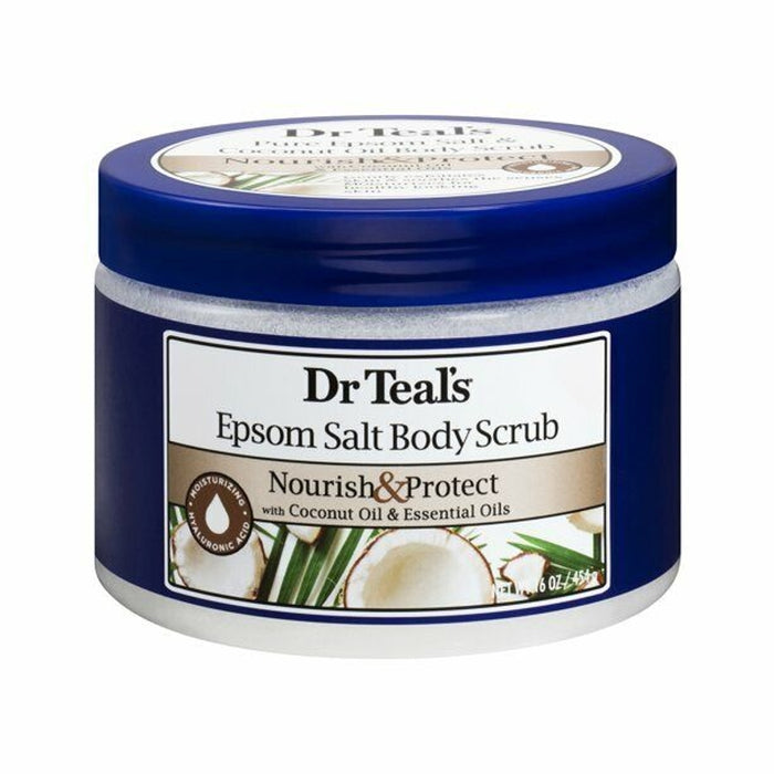 Dr Teals Exfoliante Corporal Nourish & Protect Con Aceite De Coco 16Oz - Farmacias Arrocha