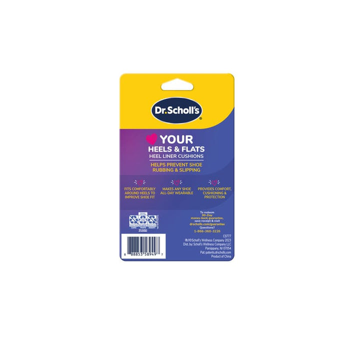 Dr Scholls <3 (Love) Your Heels & Flats Heel Liner Cushions - Farmacias Arrocha