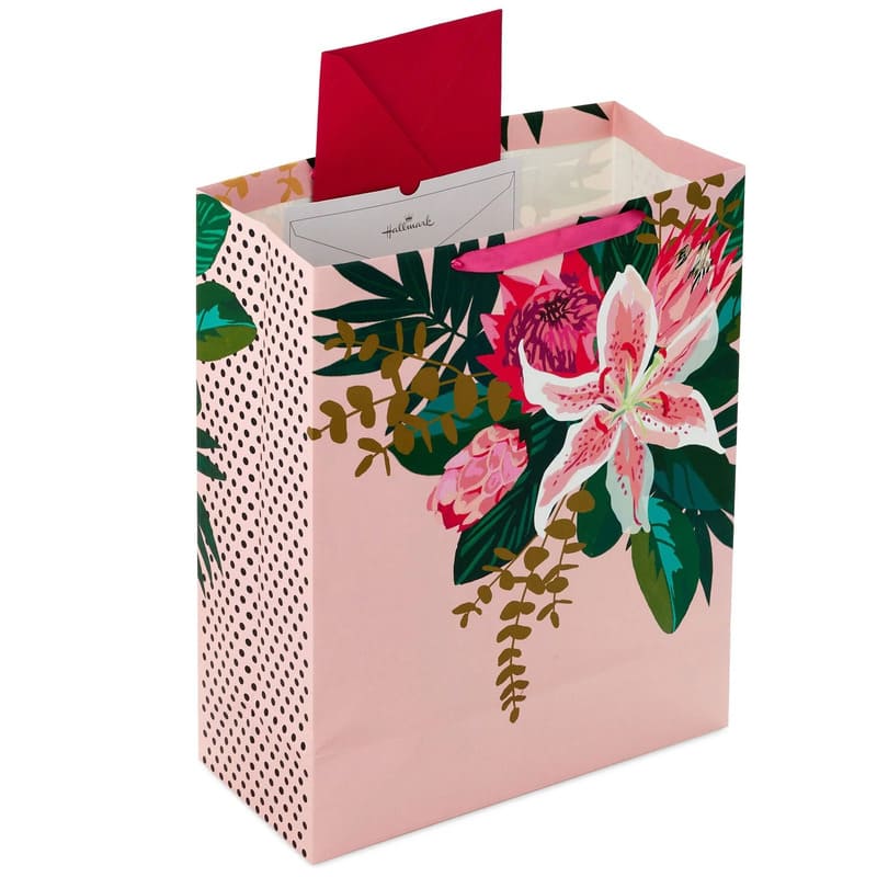 Pack De 15 Bolsas De Regalo Medianas En Rosa Blush – Con Asas, De Papel, Perfectas Para Bodas, Cumpleaños O Eventos