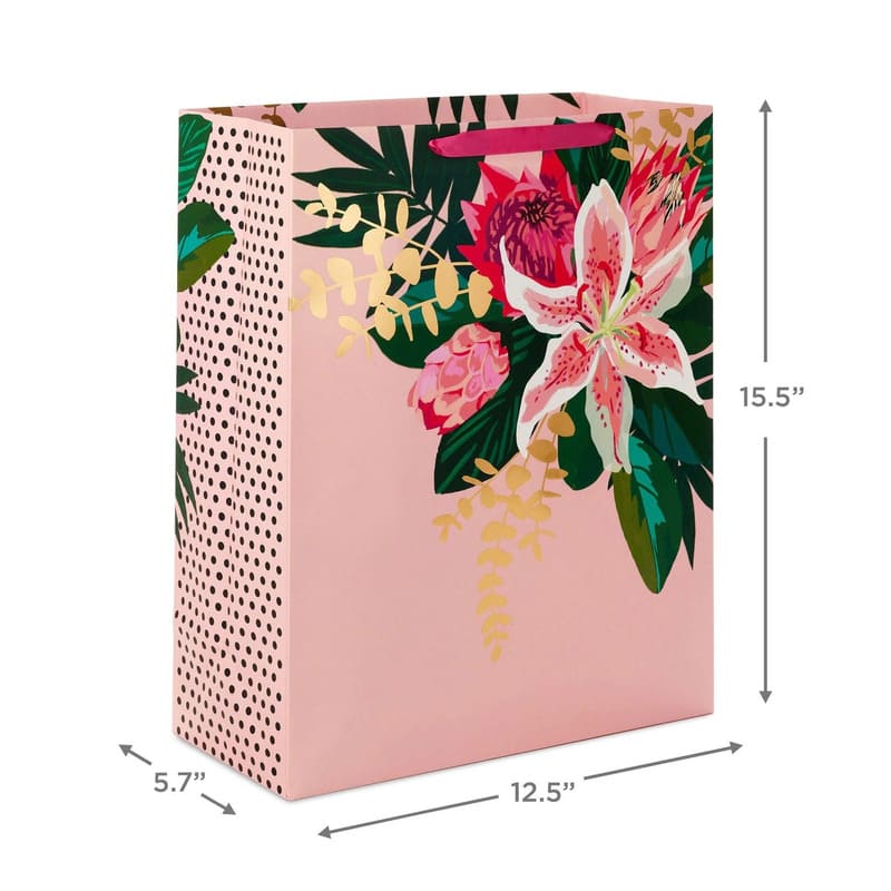 Hallmark Bolsa De Regalo Pink Lily 15,5" - Farmacias Arrocha