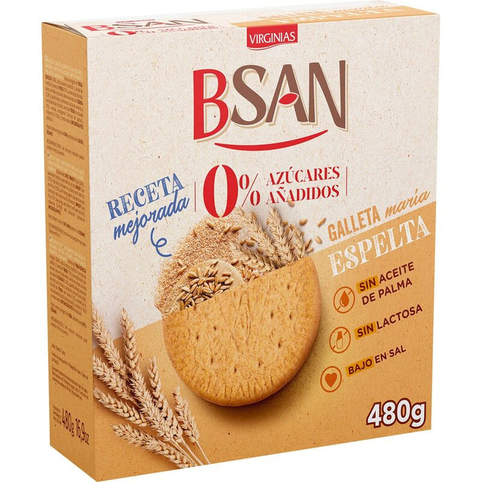 Virginias BSAN Galleta Maria Espelta - Farmacias Arrocha