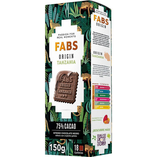 Fabs Galleta Fabs Origin Tanzania 75% Cacao Intenso - Farmacias Arrocha