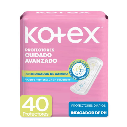 Protectores Diarios Kotex con Indicador de PH 40U - Farmacias Arrocha