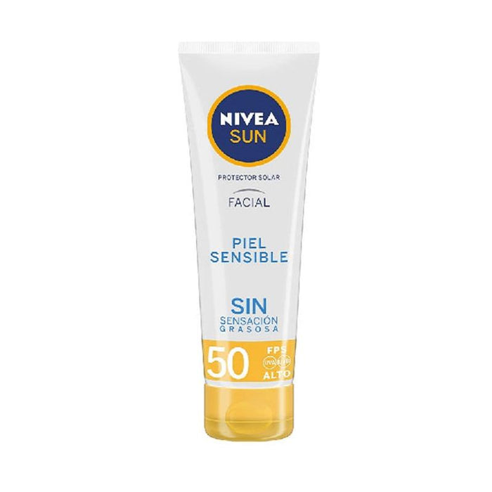 Nivea Sun Facial Piel Sensible 12/50Ml - Farmacias Arrocha