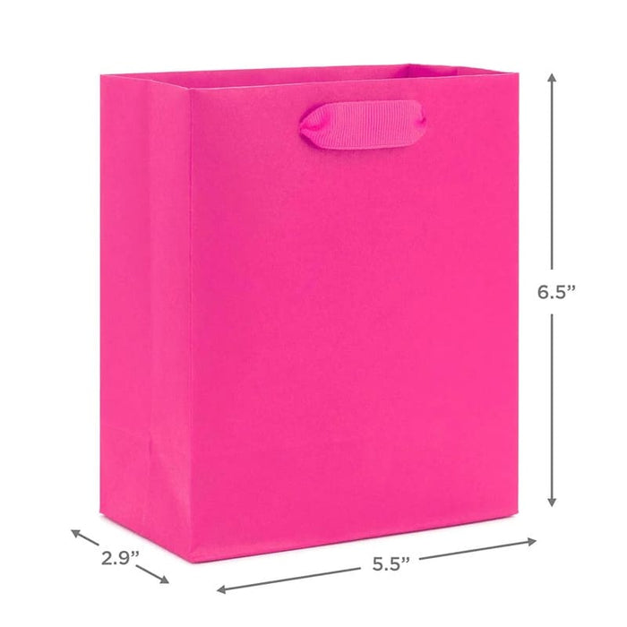 Hallmark Bolsa De Regalo Rosa Intenso 6,5" - Farmacias Arrocha