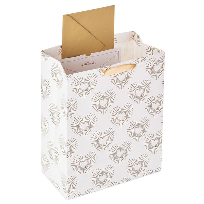 Hallmark Bolsa De Regalo Corazones Dorados 13" - Farmacias Arrocha