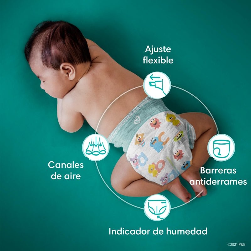 Pañales Pampers Baby Dry Talla 3, 52 unidades - Farmacias Arrocha