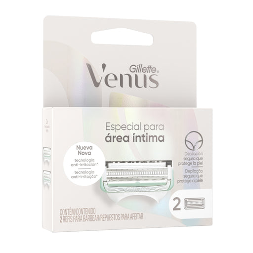 Gillette Venus Intima Repuestos 2U - Farmacias Arrocha