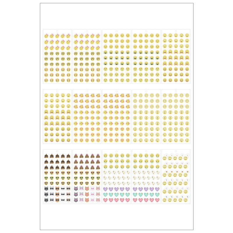 Happy Planner Hojas De Stickers Emojis 1608 Pzas. - Farmacias Arrocha