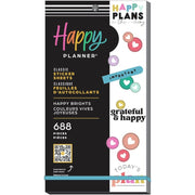 Happy Planner Hojas De Stickers Happy Brights 688 Pzas. - Farmacias Arrocha